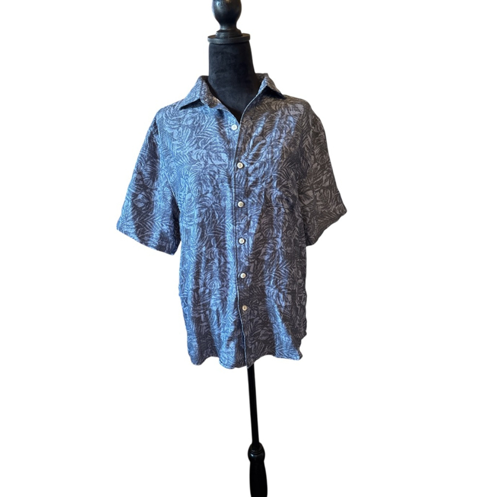 Men's Blue Tommy Bahama Shirt -Size S
